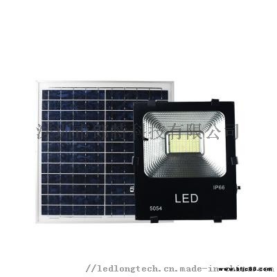 不用電費的太陽能led投光燈100w-郎特照明