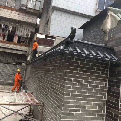 福建門頭瓦 室內裝飾瓦 圍墻瓦 仿古一體瓦公交亭蓋頂瓦