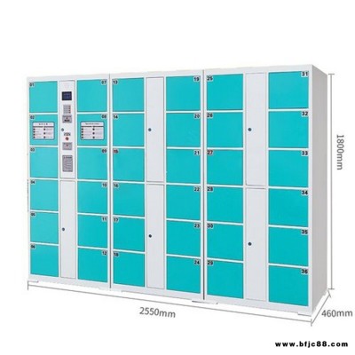 小區學校驛站快遞柜 智能寄存柜 鍍鋅鋼板支持定制德利鑫