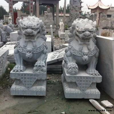 大量銷售石雕獅子 匯通 花崗巖石雕麒麟寺廟門口鎮宅石雕麒麟定制加工青石雕麒麟大型石雕麒麟異型花崗巖雕刻石雕麒麟