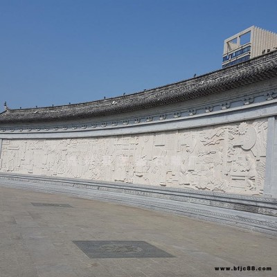 浮雕壁畫典雅大方 石雕工藝壁畫 藝磊石雕 寺廟石雕 大量浮雕壁畫