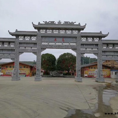 金泰石雕廠石雕牌樓花崗巖寺廟山門