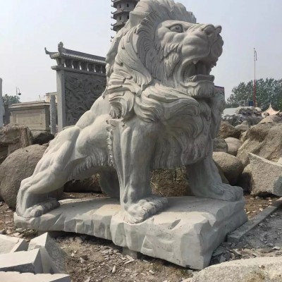 金泰石雕廠石雕獅子大理石寺廟園林