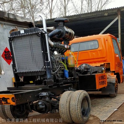 大型膠輪路沿石開溝機 水穩路面打溝機制造 公路切邊機