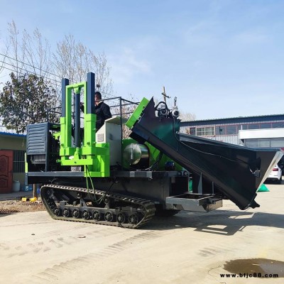 鴻信混凝土路沿石滑模機 自走式路緣石滑模成型機 無線遙控履帶滑模機