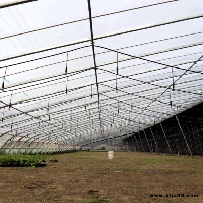 四川溫室大棚種植羊肚菌吊掛微噴  降溫設(shè)備廠家微噴頭微噴pe管