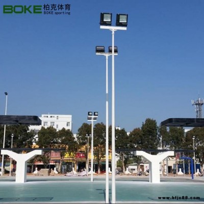 熱鍍鋅燈桿 BK-2008 熱鍍鋅管led燈燈桿 校園球場(chǎng)專用照明燈桿 柏克廠家直銷