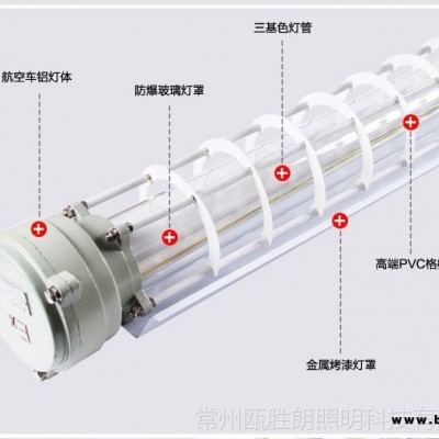 BCX6227防爆燈led日光燈熒光燈單雙管應急三防燈雙管led燈防爆燈廠家