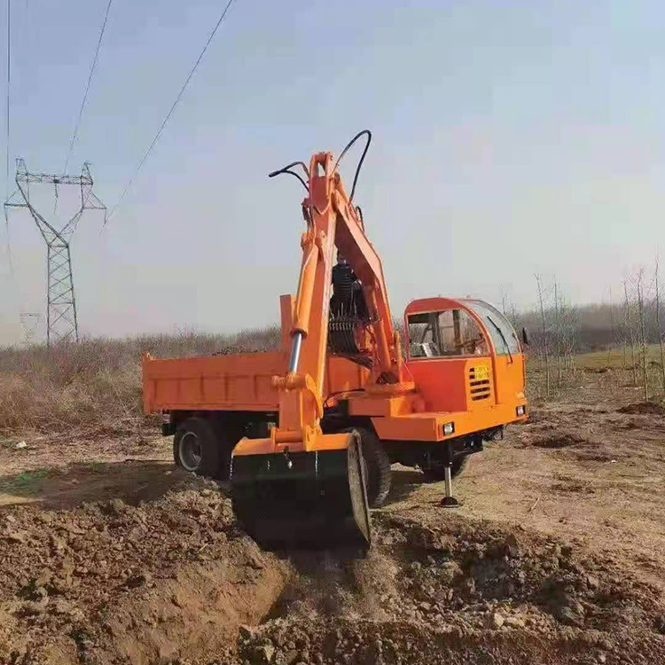 5噸輪式隨車挖掘機(jī) 四驅(qū)隨車挖 翔云 四不像挖掘機(jī) 建筑工程