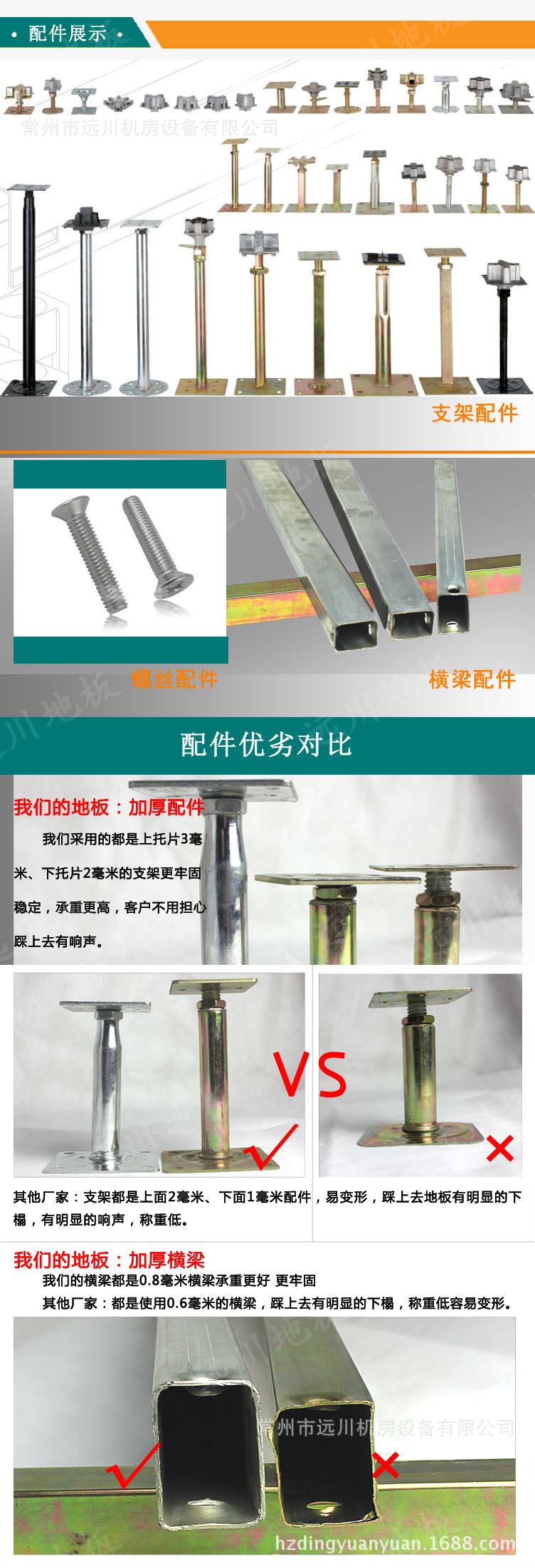 全新產(chǎn)品 廠家直銷陶瓷全鋼防靜電地板機(jī)房實(shí)用耐磨防靜電地板示例圖6