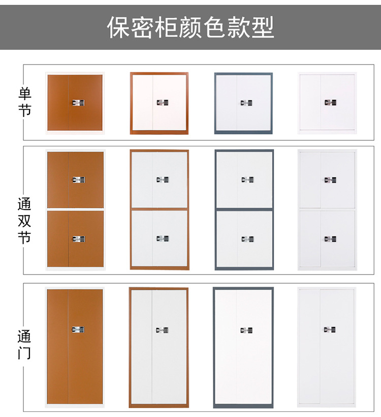 廠家直銷鋼制電子密碼文件柜保密柜財務鐵皮辦公資料柜加厚指紋鎖示例圖2