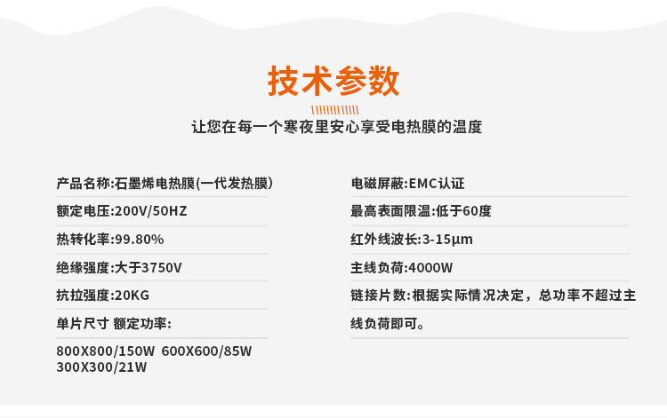 生廠廠家 石墨烯電熱膜地暖安裝 碳晶碳纖維地?zé)崮?電暖炕示例圖4