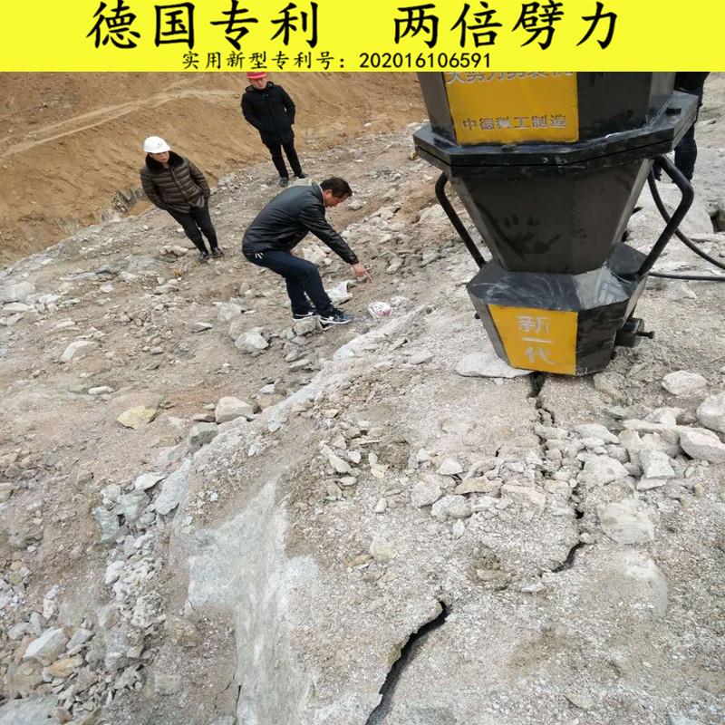 青砂巖石灰石礦山采石劈裂機 液壓劈裂機廠家 青石頂石機