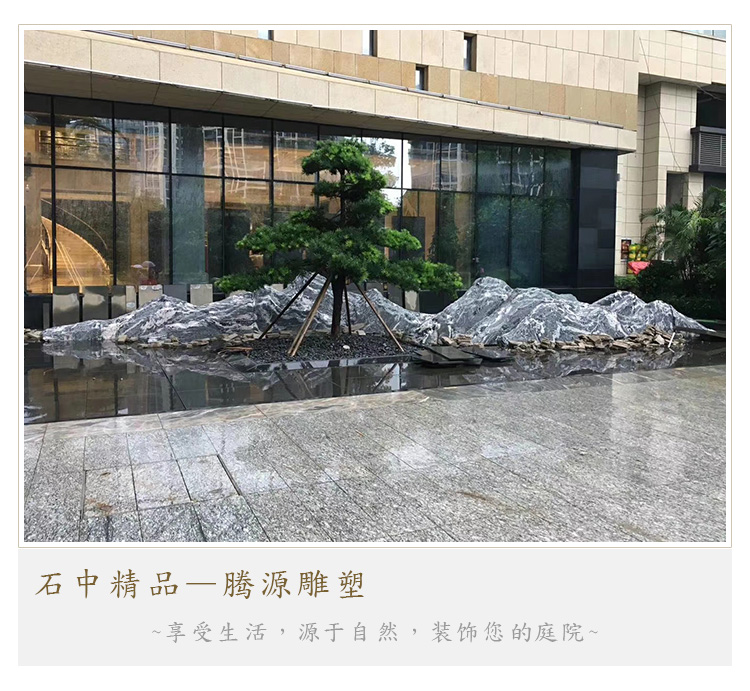 雪浪石切片加工定制 雪浪石水景 自然雪浪石風景石示例圖3