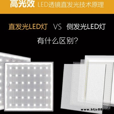 LED面板燈平板燈45W高光效照度高600X600格柵燈超亮無影陰