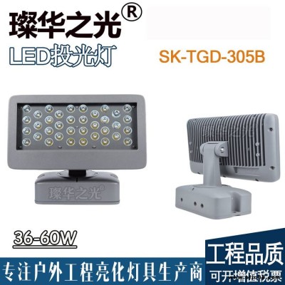 璨華照明SK-TGD-305B LED投射燈大電視款長(zhǎng)方型投光燈戶外防水36W50W60W立式投光燈