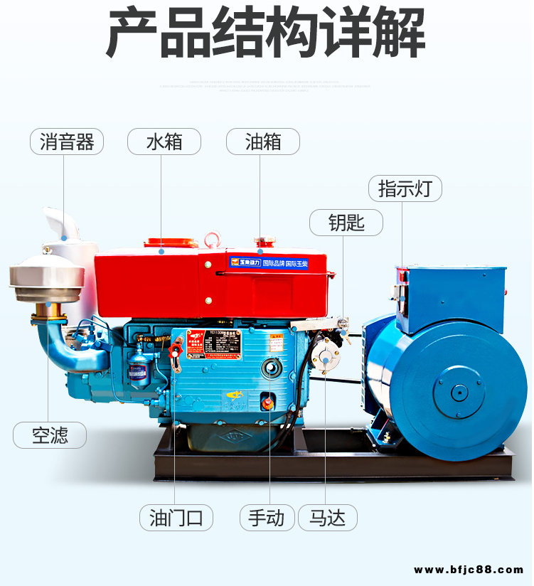 汽油發電機雙相電用發電機 園林景觀發電機 舞臺燈光用發電機