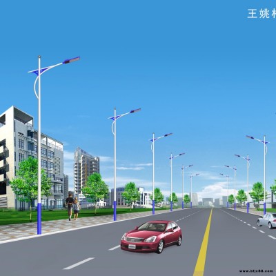 霽月燈飾  市電路燈  6米太陽能路燈 新農(nóng)村建設(shè) 太陽能景觀燈 小區(qū)庭院燈 廠家直銷