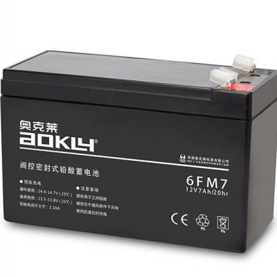 奧克萊蓄電池6FM7 12V7AH 玩具醫療應急燈