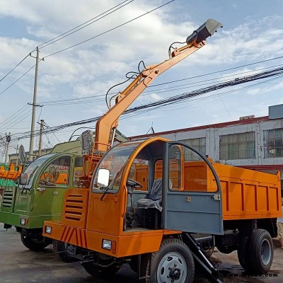 四驅液壓隨車挖 小型農用隨車挖掘機 工程四不像挖掘裝載機