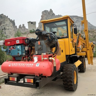 公路護欄打樁機生產廠家    輪式打拔鉆一體公路護欄打樁機   輪式公路護欄打樁機價格