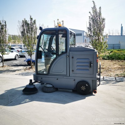 久誠駕駛式物業(yè)掃地車 電動掃路車廠家 工廠倉庫清掃車 車庫清掃車 地面垃圾清掃車