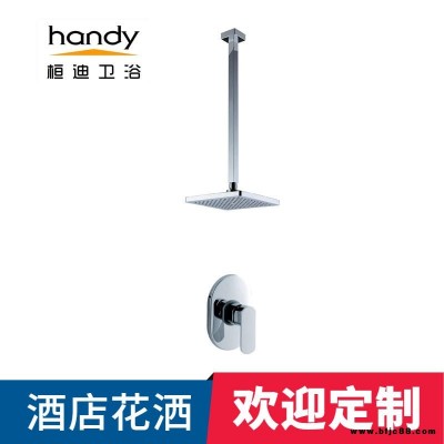 暗裝花灑淋浴器廠商 定制入墻式淋浴花灑水龍頭桓迪handyHD-4E232 酒店公寓浴室用暗裝花灑淋浴器