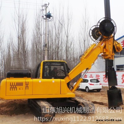 旭興XX供應新型 旋挖鉆機  360°旋轉履帶式旋挖鉆機