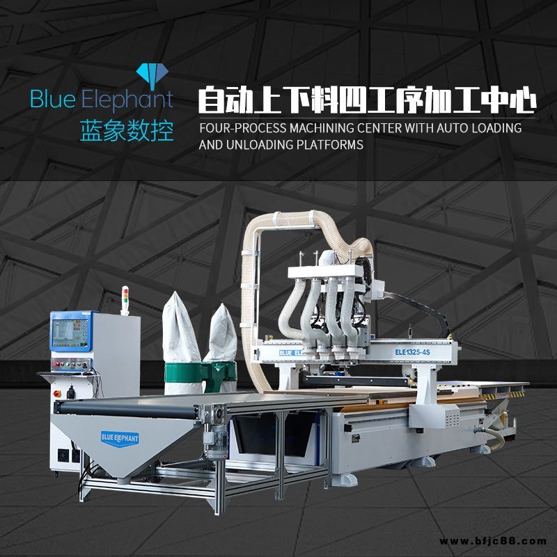 藍象數控板材開料機 四工序開料機 家具門板開料機
