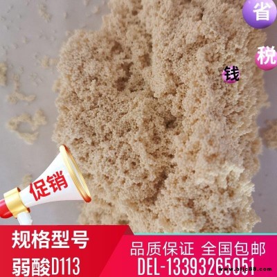 D113陽離子樹脂 弱酸樹脂 津達正源