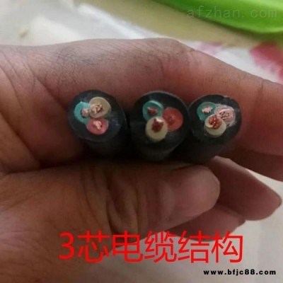 JHSB防水扁電纜天津廠家  小貓牌  JHSB電纜  2X95防水橡套扁電纜