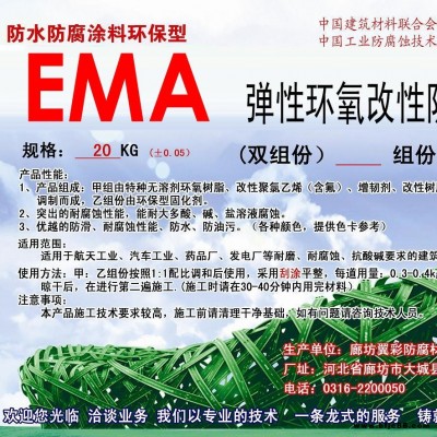 EMA彈性環氧改性防腐涂料 防水防腐涂料 廠家供應 翼彩公司