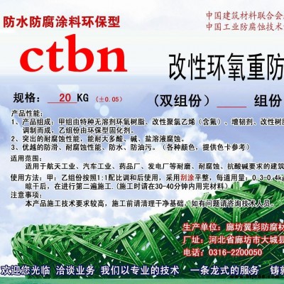 ctbn改性環氧重防腐涂料 防水防腐涂料 廠家供應 翼彩公司