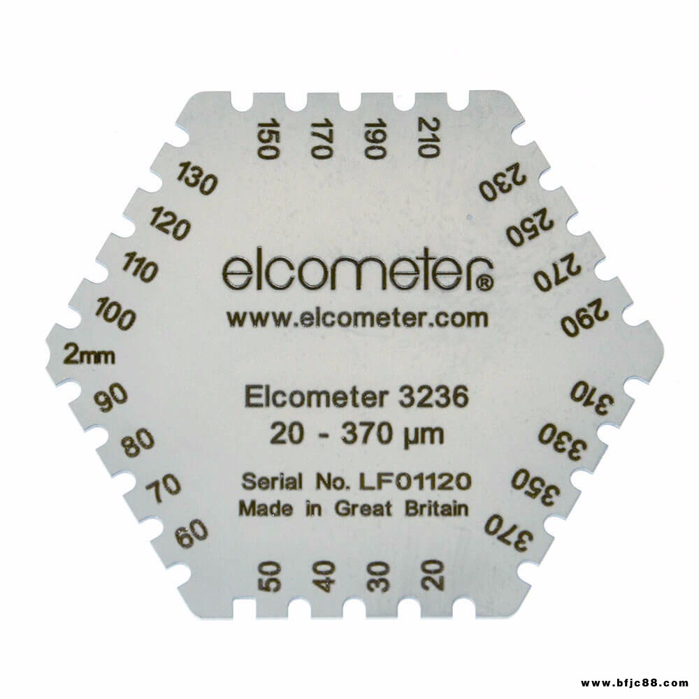 Elcometer/易高 Elcometer112 六角濕膜梳 濕膜測厚儀 B112濕膜規(guī) 濕膜卡