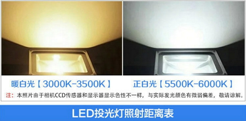 廠家直銷 LED投光燈泛光燈一體院庭燈薄款戶外一體式led投光燈示例圖14