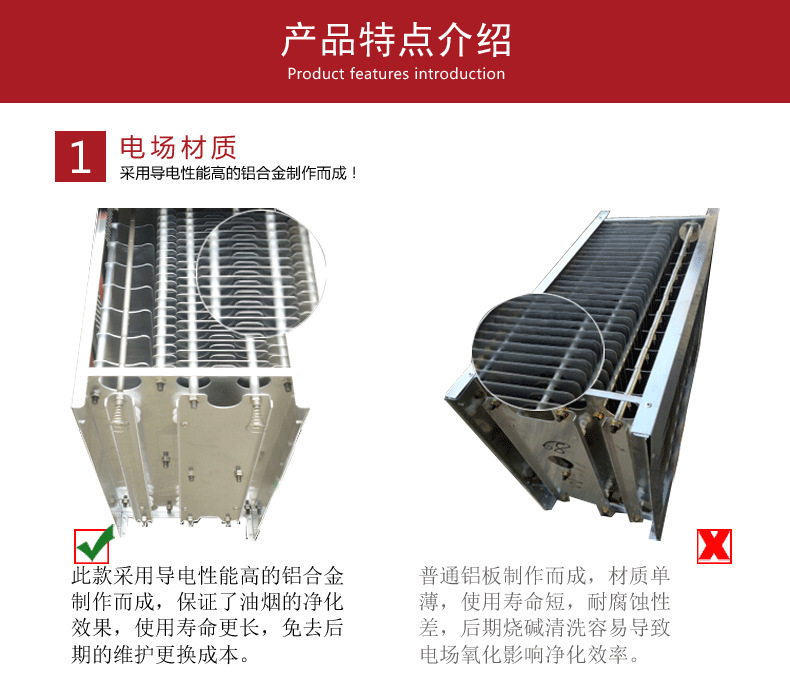 工業油霧收集器裝置緊固件冷鐓機熱處理cnc機床靜電式油煙凈化器示例圖9