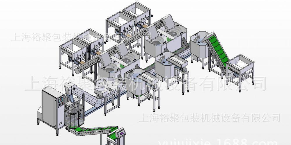 衛星連接件組裝螺絲零配件計數包裝機 五金螺絲零件高速包裝示例圖44