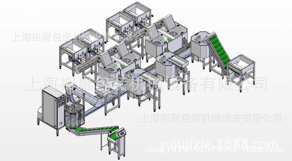 上海裕聚直銷全自動(dòng)光釬計(jì)數(shù)包裝機(jī)、五金家具緊固件混合包裝機(jī)示例圖43