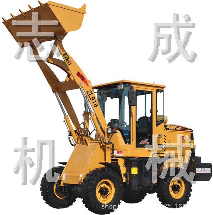 廠銷ZL916輪式裝載機全新工程四驅(qū)鏟車社區(qū)垃圾清運裝載機視頻示例圖3