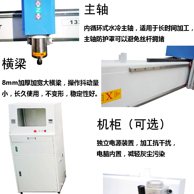 供應(yīng)數(shù)控木工雕刻機 1325數(shù)控CNC雕刻機 木雕機 開料機示例圖59