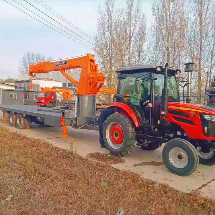 改裝拖拉機隨車吊 鋼材運輸用拖拉機隨車吊 翔云 拖拉機隨車起重機 價格優惠