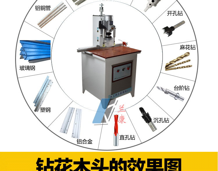 櫥柜門單頭鉸鏈鉆打孔機緩沖鉸鏈鉆家具木板木工加工機械鉆孔機示例圖20