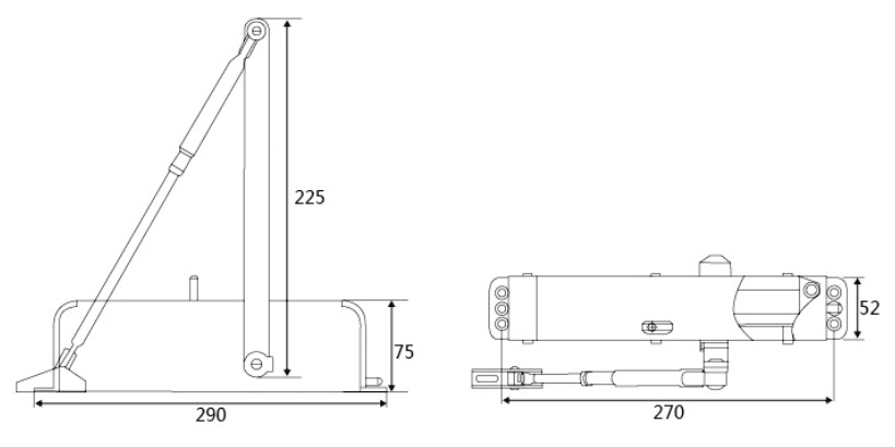 廠家生產(chǎn)DC-05液壓溫電雙控閉門器 溫電雙控閉門器批發(fā)示例圖9