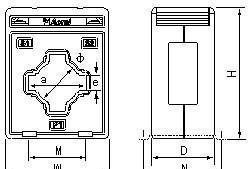 安科瑞 電流表配套用電流互感器 AKH-0.66 80I 1000A/5A示例圖9