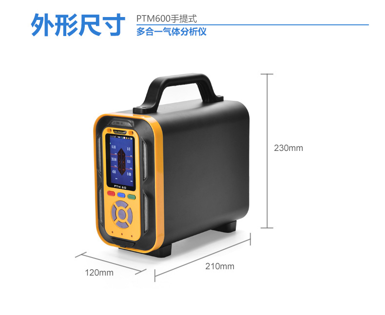 逸云天PTM600-SF6手提泵吸式六氟化硫濃度含量檢測分析儀記錄儀示例圖6