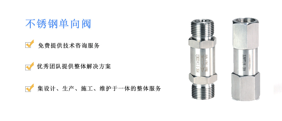 加工定制 不銹鋼內(nèi)螺紋單向閥 內(nèi)螺紋高壓止回閥示例圖10