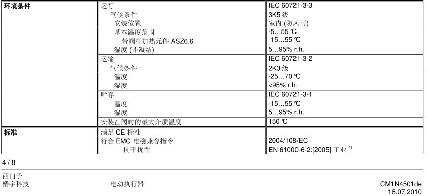 西門子電動二通閥原裝正品 SAX 西門子電動調節閥 SAX61.03示例圖8