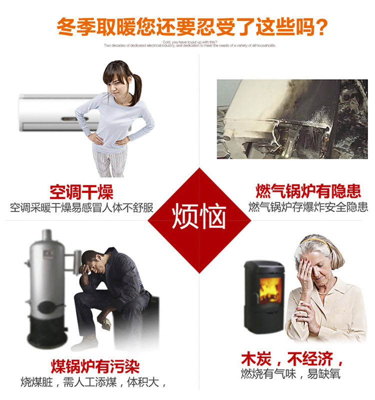 家用電鍋爐 落地式采暖爐 三相電大功率家取暖設(shè)備 批發(fā) 定做示例圖1