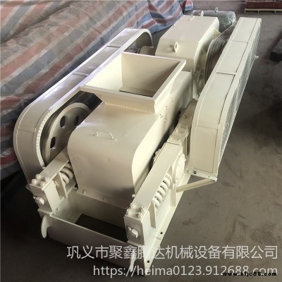 砂石骨料破碎機 400*250型建筑石料對輥式破碎機 聚鑫騰達 石英石對輥破碎機