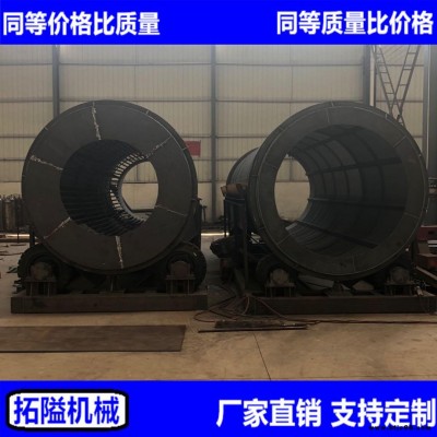 拓隘機(jī)械定制 砂石分離器 無軸滾筒篩分機(jī) 建筑垃圾塊石分離滾筒篩